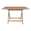 Oline Table de jardin 80x120 cm, en teck massif. Voir les images du produit 2