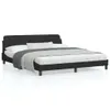 vidaXL Bettgestell "Dover" Schwarz 180x200 cm Samt Produktbild-Vorschau 9