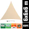 Tenda da sole UV 6x6x6 HDPE triangolo protezione solare Anteprima dell’immagine prodotto 2