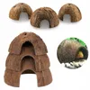 Aquarium Deko Kokosnuss-Höhle Set 3 Stück, nieszczotkierte Produktbild-Vorschau 1