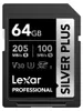 LEXAR Carte SD Silver Plus UHS-1 64Go V30 R205/W100 Voir les images du produit 4
