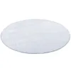Luxus Soft Velours Teppich Shine Silbergrau Rund, Größe:100 Produktbild-Vorschau 2