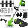 Akku-Rasentrimmer mit 2X21V Akku&Ladegerät, Elektrischer Produktbild-Vorschau 1