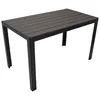 DEGAMO Gartentisch Esstisch SORANO 125x70cm, Alu anthrazit Produktbild-Vorschau 1