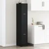 Desgin Apotheker-Schrank Schwarze Eiche 30x41x174,5 cm Produktbild-Vorschau 4