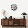Wanduhr - Rund - Glasuhr - Rot modern vielleicht - 40x40cm Produktbild-Vorschau 7