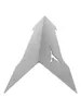 A silver-colored, angular product with a cut-out design. Produktbild-Vorschau