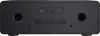 The back panel of a black Sharp Hi-Fi system. Voir les images du produit