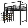 Flieks Etagenbett 140x200cm mit Treppe und Ablagen, Produktbild-Vorschau 10