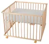 WALDIN Baby Laufgitter Laufstall ca.100 x 100 cm Buche Produktbild-Vorschau 2