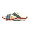 Krisbut Damen Pantoletten blau-kombi (blau) 2209-7-1 Größe Produktbild-Vorschau 29