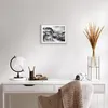 Gerahmtes Poster - Weißer Rahmen - Berge Nebel Gipfel - Produktbild-Vorschau 6