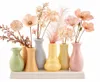 Handgefertigte Dänische kleine Keramik Deko Blumenvasen Set Produktbild-Vorschau 2