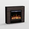 Garlivo Elektrokamin 'VENEZIA Schwarz/ Wenge' | LED Produktbild-Vorschau 3
