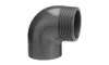 Mega Winkel 90° PVC-U 63 mm x 2 Zoll Klebemuffe x Produktbild-Vorschau 3
