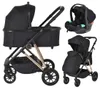 Moni Merci Onyx Black 3-in-1 Kinderwagen mit i-Size Produktbild-Vorschau 1