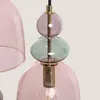 Pendelleuchte Metall und Glas Tri Baudelaire Rosa Produktbild-Vorschau 5