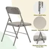 Klappstuhl 2er Set Lounge-Sessel mit Polster Besuchersstuhl Produktbild-Vorschau 6