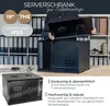 Serverschrank 19 Zoll unmontiert HMF 65700 7 HE Schwarz Produktbild-Vorschau