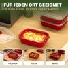 Boîte à lunch Viwares 1300 ml – Lot de 5 boîtes Voir les images du produit 8