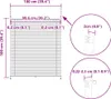 vidaXL Blackout plisovaná žalúzia 100x100 cm biela Náhľad obrázku produktu 8
