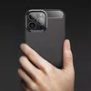 Carbon Bush TPU Hülle für iPhone 14 - Dunkelblau | Produktbild-Vorschau 2