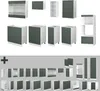 Küchenzeile Vicco Fame-Line Grün-Gold Landhaus/Weiß 280 cm Produktbild-Vorschau 6