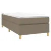 vidaXL Boxspringbett Taupe 90x200 cm Stoff -  Betten & Produktbild-Vorschau 12