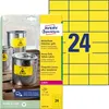 AVERY Zweckform wetterfeste Etiketten, 70 x 37 mm, gelb Voir les images du produit 1