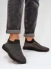 Damen Slip-On Sportschuhe Mit Dekoration D&A TW121 Schwarz Produktbild-Vorschau 2