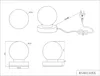 Lampe de table PRINZ II argent-blanc 1xE14x40W verre, Voir les images du produit 22