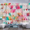 Vlies Fototapete - Rainbow Triangles 400x280 cm Muster Produktbild-Vorschau 2