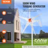 SucceBuy 500 W veterný generátor, 12 V 5-lopatková veterná Náhľad obrázku produktu 2