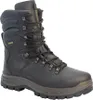 A single brown leather hiking boot is shown against a white background. Produktbild-Vorschau
