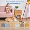 4 Stück Mikrofaser Ersatzbezug für Vileda H2PrO Produktbild-Vorschau 8