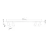 A technical drawing of a ceiling spotlight bar with dimensions. Náhľad obrázku produktu