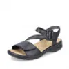 Rieker sandalo da donna in pelle con fibbia e velcro 64561, Anteprima dell’immagine prodotto 46