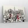 Bild auf Leinwand - Leinwandbild - Jazz Musik Musiker - Produktbild-Vorschau 4