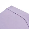 A close-up view of a folded lavender jersey fitted sheet, showing the seam and texture of the fabric. Produktbild-Vorschau