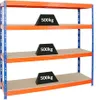 Profi Schwerlastregal RHINO | HxBxT 180x200x60cm | 4 Produktbild-Vorschau 1