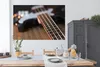 MuchoWow® Poster Eine Bassgitarre, die auf einem Tisch Produktbild-Vorschau 3
