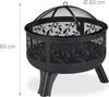 relaxační miska na oheň černá 60,0 cm Náhled obrázku produktu 4