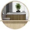 kleankin Miroir rond mural de salle de bain miroir avec Voir les images du produit 1