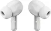 A pair of white wireless earbuds is shown against a white background. Náhled obrázku produktu