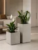 HowHomely Blumenkübel auf Rollen Pflanzgefäß 30x30xH60 cm Produktbild-Vorschau 6