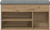 vidaXL Lavica na topánky Artisan dub 82x32x45,5 cm Materiál Náhľad obrázku produktu 4
