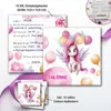 Einhorn Einladung Kindergeburtstag Mädchen | XXL Unicorn Produktbild-Vorschau 2