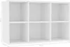 vidaXL Bibliothèque/Sideboard Blanc 66x30x98 cm Bois Voir les images du produit 24