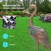 Ensemble de statues de grues pour jardin, en métal, 2 Voir les images du produit 5