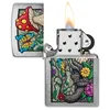 Zapaľovač Zippo Storm - Freaky Nature - chrómový kartáč, Náhľad obrázku produktu 3
